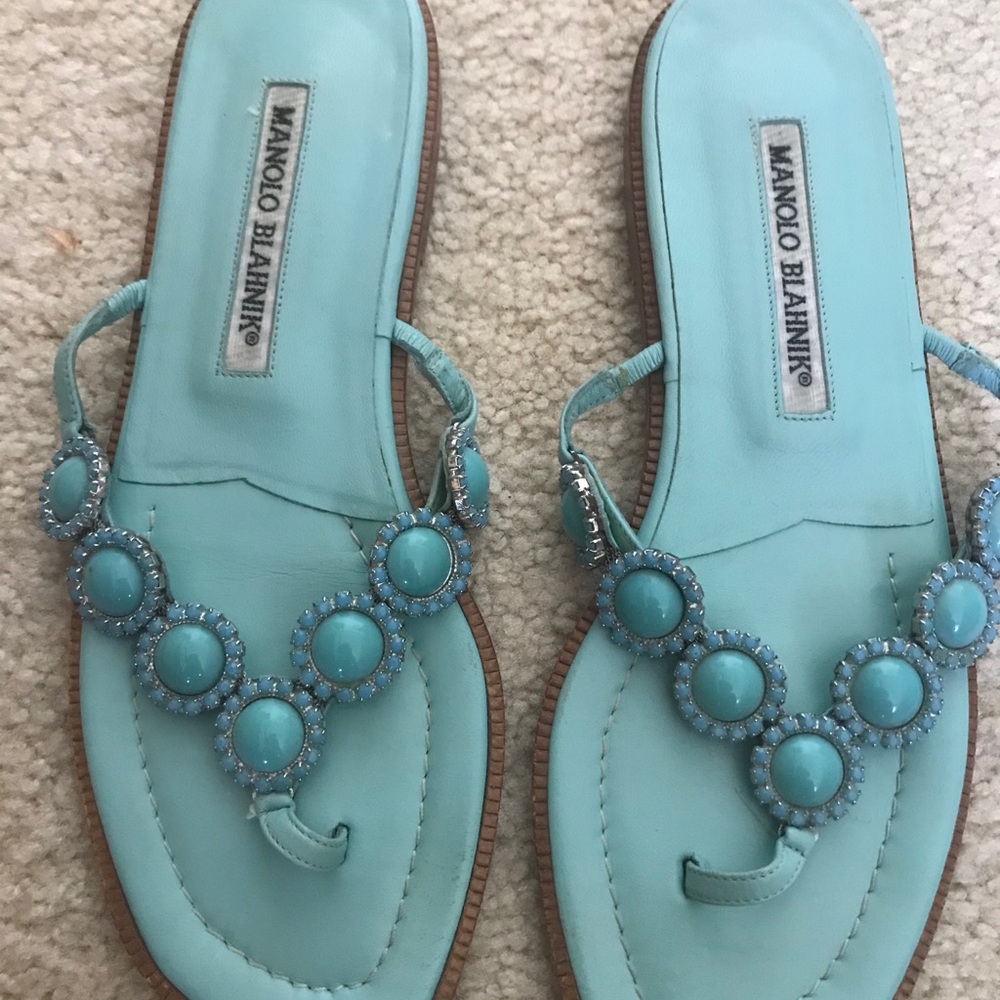 Manolo Blahnik size 37 sandals